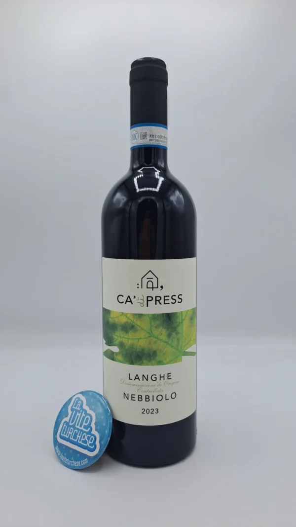 Cà di Press - Langhe Nebbiolo prodotto con vigne esposte a sud est a Monforte, invecchiato in vasche di acciaio per 8 mesi.