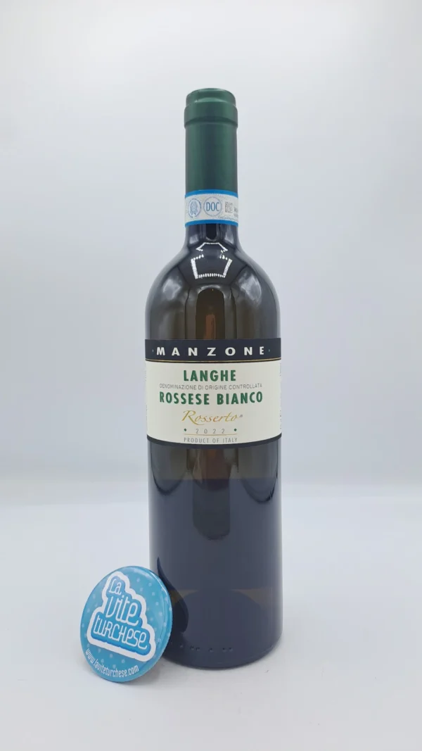Giovanni Manzone - Langhe Rossese Bianco Rosserto produced only in Monforte d'Alba, an ancient clone rediscovered in the 1970s. vegetal and rich wine.