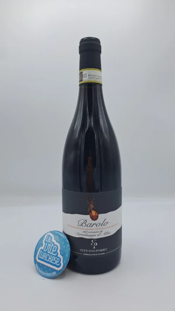 Stefano Porro - Barolo del Comune di Serralunga produced from a vineyard over 50 years old located in Serralunga, production of 700 bottles.