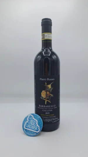 Piero Busso - Barbaresco Gallina Viti Vecchie prodotto con piante degli anni '50 situate nel comune di Neive, 900 bottiglie prodotte.