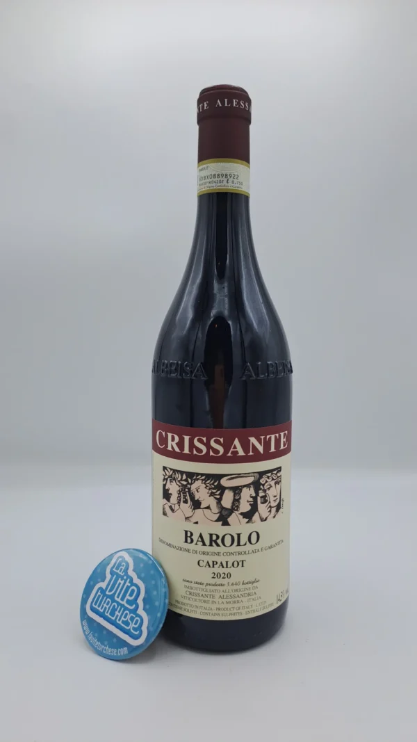 Crissante - Barolo Capalot produced in the 70-year-old vineyard of the same name located in La Morra, aged for 24 months in large oak barrels.
