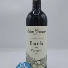 Ettore Germano – Barolo Cerretta prodotto nell'omonima vigna a Serralunga con piante di 50 anni, vinificato per 24 mesi in botti.