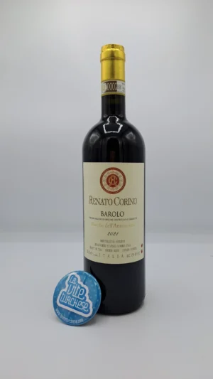 Renato Corino - Barolo Rocche dell'Annunziata produced in the vineyard of the same name located in La Morra, aged for 24 months in medium barrels and 2 years in bottle.