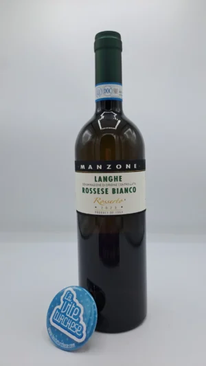 Giovanni Manzone - Langhe Rossese Bianco Rosserto prodotto unicamente a Monforte d'Alba, clone antico, riscoperto negli anni '70. vino vegetale e ricco.