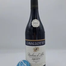 Cavallotto - Barbera d'Alba Vigna Cuculo Superiore prodotto nella vigna Bricco Boschis, con piante di 50 anni e l'affinamento per 18 mesi in botte.