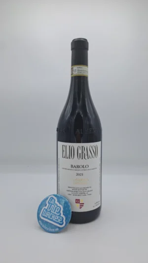 Elio Grasso – Barolo Gavarini Chiniera prodotto nella parte più alta del cru Ginestra a Monforte d'Alba, vinificato per 24/30 mesi in botti da 25 ettolitri.