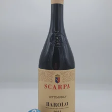 Scarpa – Barolo Tettimorra – 2021 Scarpa – Barolo Tettimorra unico Barolo prodotto dalla cantina con diverse parcelle situate a La Morra, affinato per 36 mesi in rovere.