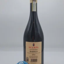 Scarpa – Barolo Tettimorra – 2021 - back Scarpa – Barolo Tettimorra unico Barolo prodotto dalla cantina con diverse parcelle situate a La Morra, affinato per 36 mesi in rovere.