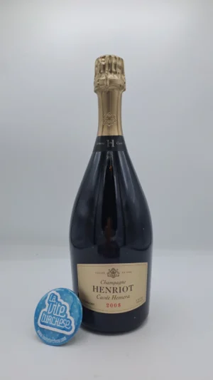 Henriot – Champagne Cuvée Hemera Grand Cru prodotto di gamma della cantina, usate solo vigne grand cru di Pinot Nero e chardonnay, invecchiato per 10 anni.