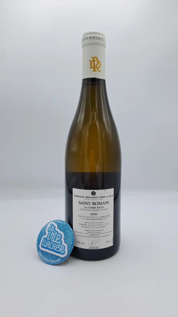 Rougeot Père & Fils – Saint Romain La Combe Bazin prodotto nell'omonima parcella in Cote de Beaune, con piante di 90 anni.