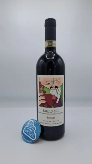 Cesare Bussolo - Barolo Fossati produced in the vineyard of the same name located in La Morra, limited production of 2412 bottles. 24 months of aging.