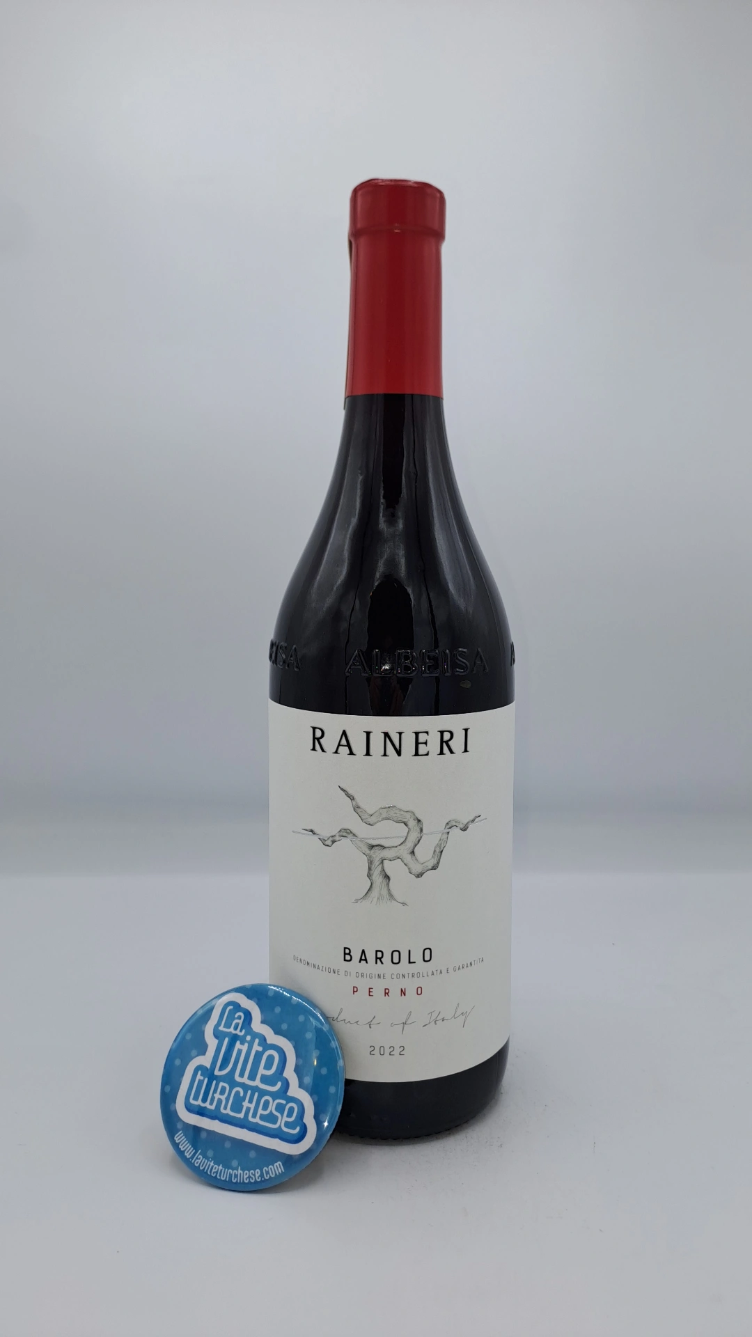 Raineri - Barolo Perno - 2022 Raineri - Barolo Perno produced in the vineyard of the same name located in Monforte d'Alba, with calcareous clay soils in only 3580 bottles.