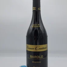 Franco Conterno – Barolo Riserva Bussia prodotto con le piante di 70 anni nell'omonima vigna situata a Monforte, invecchiato per 6 anni in cantina.