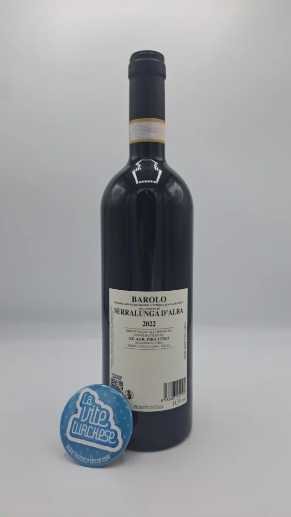 Luigi Pira - Barolo del Comune di Serralunga produced from multiple vineyards in Serralunga d'Alba, vinified for 24 months in big oak.