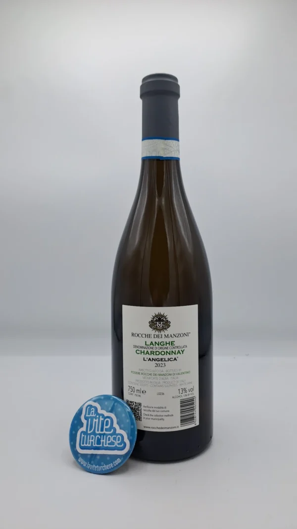 Rocche dei Manzoni - Langhe Chardonnay L'Angelica prodotto nei vigneti di Monforte, vinificato in barrique di rovere, una parte nuova.