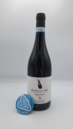 Stefano Porro - Barbera d'Alba Superiore produced from 50-year-old vines in Monforte d'Alba in 1000 bottles, aged for 7 months in barrel.
