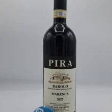 Luigi Pira – Barolo Margheria prodotto nell'omonima vigna situata a Serralunga, affinato in botti medio grandi per 2 anni. 7000 bottiglie.