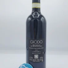 Giodo – Brunello di Montalcino – 2020 - back Giodo – Brunello di Montalcino prodotto con piante di 20 anni, invecchiato per 30 mesi in tonneaux e botti grande e vasche di cemento.