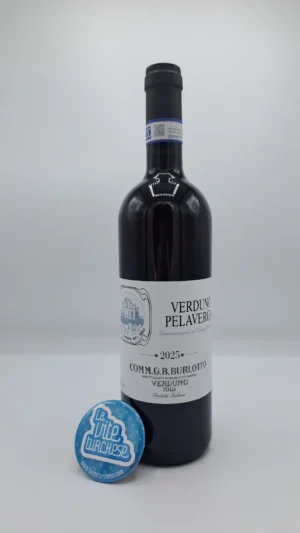 Burlotto - Verduno Pelaverga produced in the small DOC linked to the municipality of Verduno, famous for its spicy aroma, aged in steel tanks.