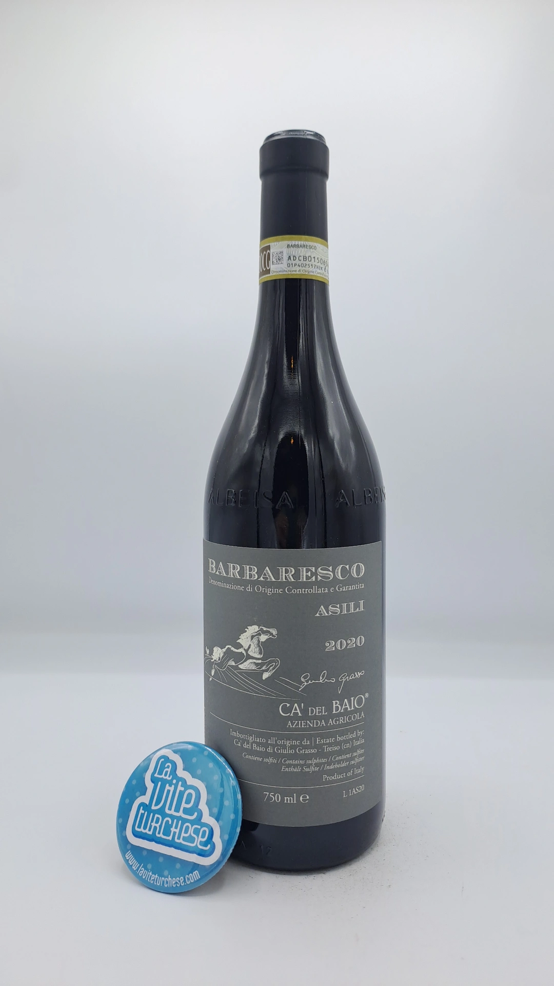 Ca' del Baio – Barbaresco Asili – 2020 Ca' del Baio – Barbaresco Asili prodotto nell'omonima vigna situata a Barbaresco, considerata la più pregiata grazie ai suoli sabbiosi e calcarei.