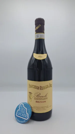 Francesco Rinaldi Barolo Brunate produced in the vineyard of the same name located between La Morra and Barolo villages. totally exposed on the southern slope.