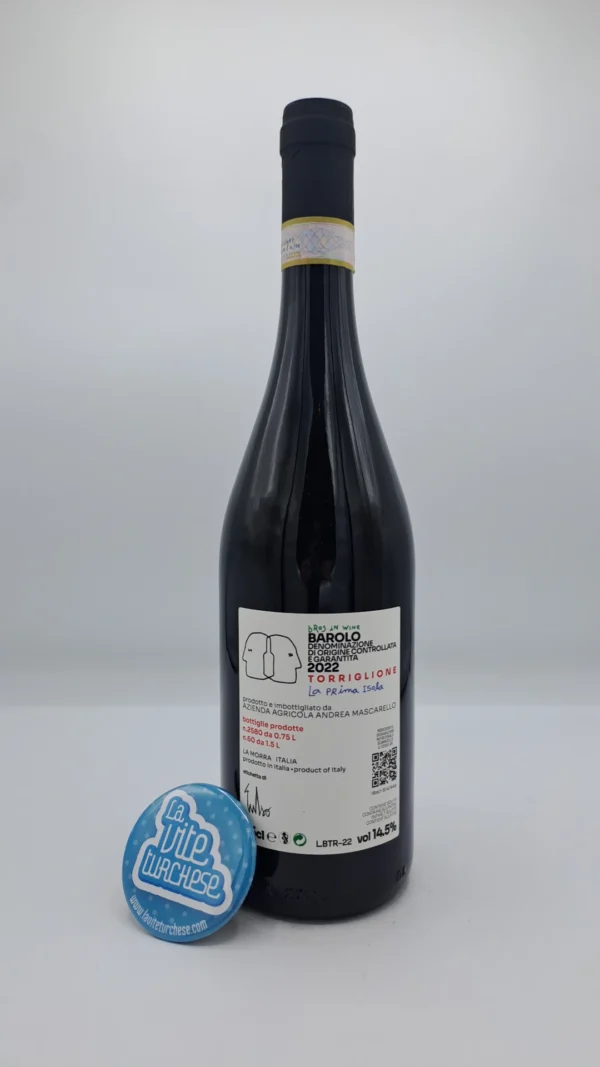 Maffrei - Barolo Torriglione, produced for the first time from the 2022 harvest, from a premier-class vineyard in La Morra; 2,000 bottles produced.