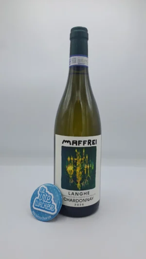 Maffrei - Langhe Chardonnay, produced from a west-facing vineyard in Diano d'Alba and aged in concrete and stainless steel tanks.