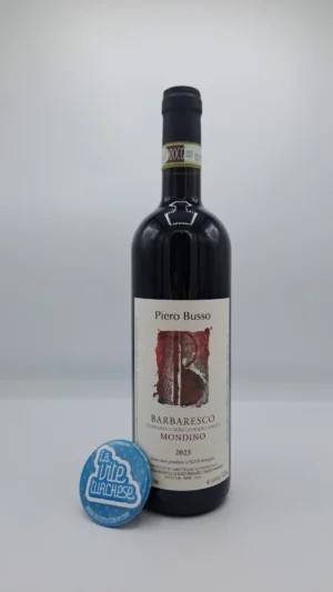 Piero Busso - Barbaresco Mondino produced in the Balluri cru in the municipality of Neive, ages for 18 months in large barrels, a more approachable wine.