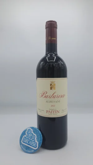 Paitin - Barbaresco Albesani prodotto nell'omonima vigna situata a sud ovest nel comune di Neive, invecchiato per 20 mesi in botti grandi di rovere.