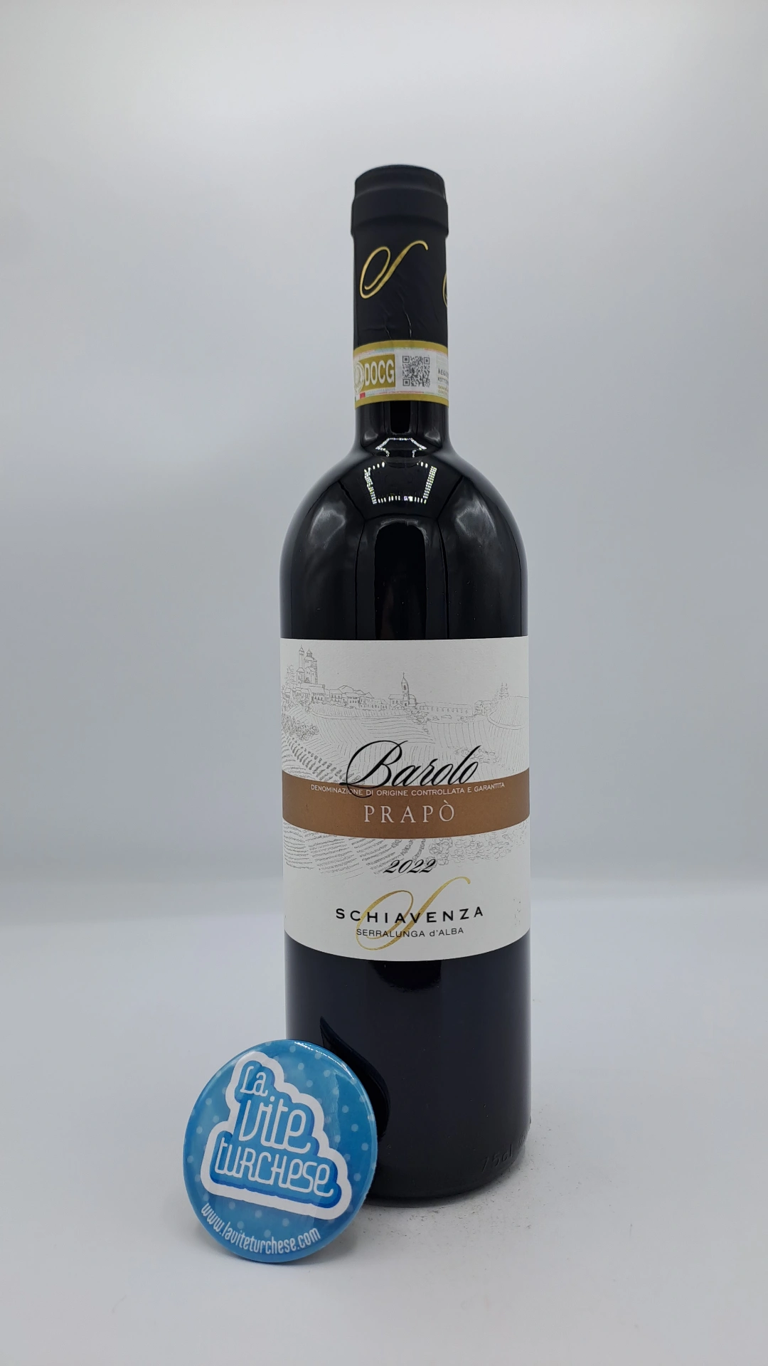 Schiavenza – Barolo Prapò – 2022 Schiavenza – Barolo Prapò prodotto nella parte alta di Serralunga con suoli calcarei tufacei, affinamento in rovere per 3 anni. 2000 bottiglie.